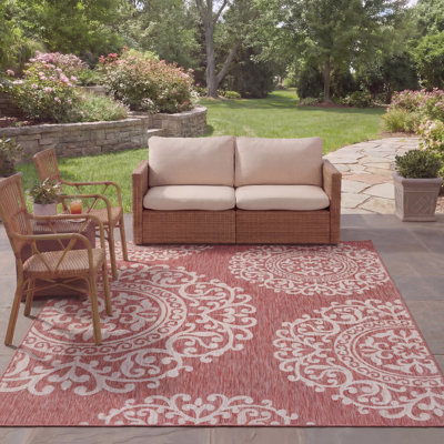 Cys2019 Performance Geometric Indoor/Outdoor Area Rug