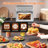 Plum Chef Air Fryer Oven 27.5QT, 6-In-1 Countertop Oven, Air Fry, Bake, Broil, Toast, Warm, Dehydrate, 4 Knob Control, 1600W, Family Size, Silver-121407876
