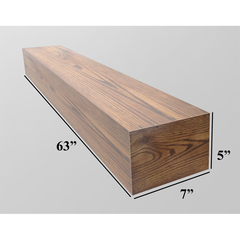 Ensemble de 3 tablettes flottantes Rayne, Noir, H 5 po x l 63 po x P 7 po