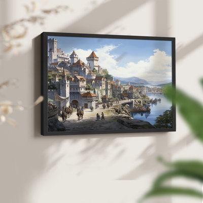 Paysage - Lxxiv - Reproduction encadrée - réarmable