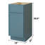 Base de meuble-lavabo simple 15 po seulement-95290459