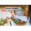 Wall Mounted cork board with print wall art message pin boards home office bulletin board ideas School week planner