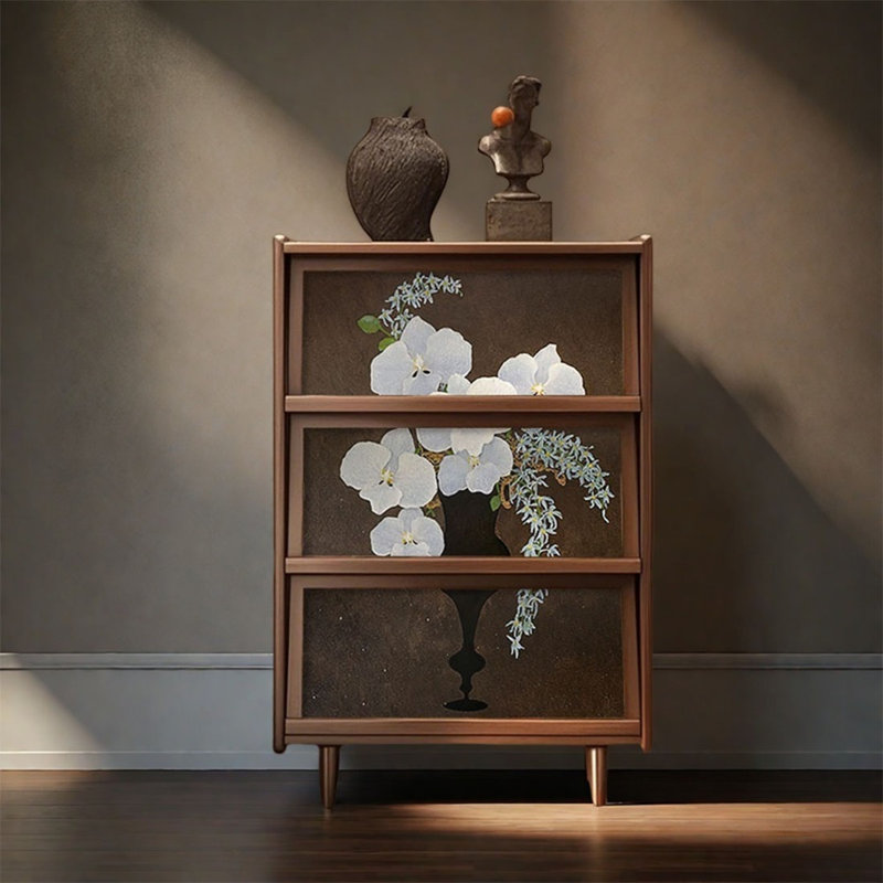 Multi-Functional Three Door Storage Cabinet