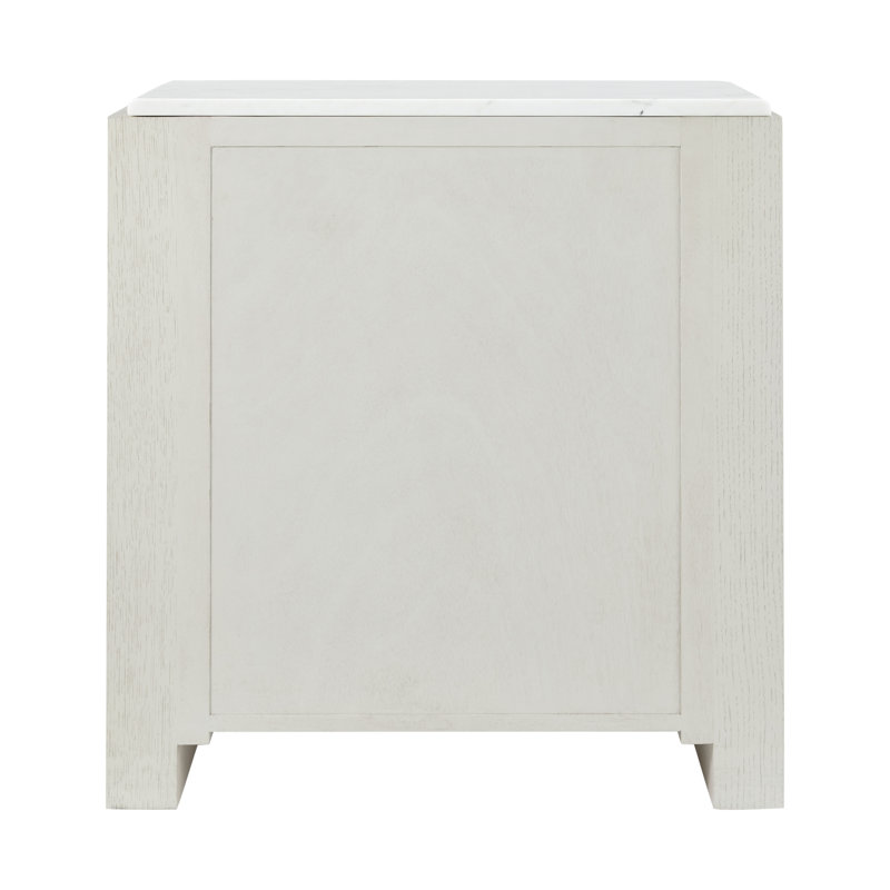Essence 1 - Drawer Solid Wood Nightstand, Opal