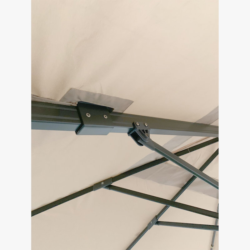 Beige 10' x 10' UV-Protected Retractable Canopy Replacement