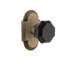 Cottage Plate with Waldorf Black Door Knob-1467709438