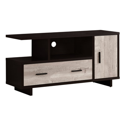 Meuble télé contemporain, meuble multimédia avec meuble de rangement et tiroirs pour le salon, la chambre à coucher, la console de style étincelant et moderne
