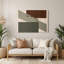 Minimalisme 51, art mural en métal brun-1194391209