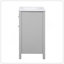 Ensemble de meuble-lavabo autoportant 30 po avec portes à fermeture douce, style moderne, gris, 30 po