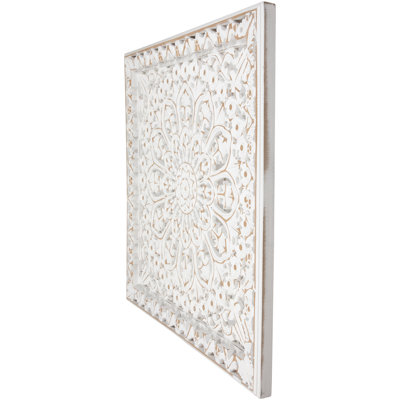 24" x 24" 3D Wall Paneling in White