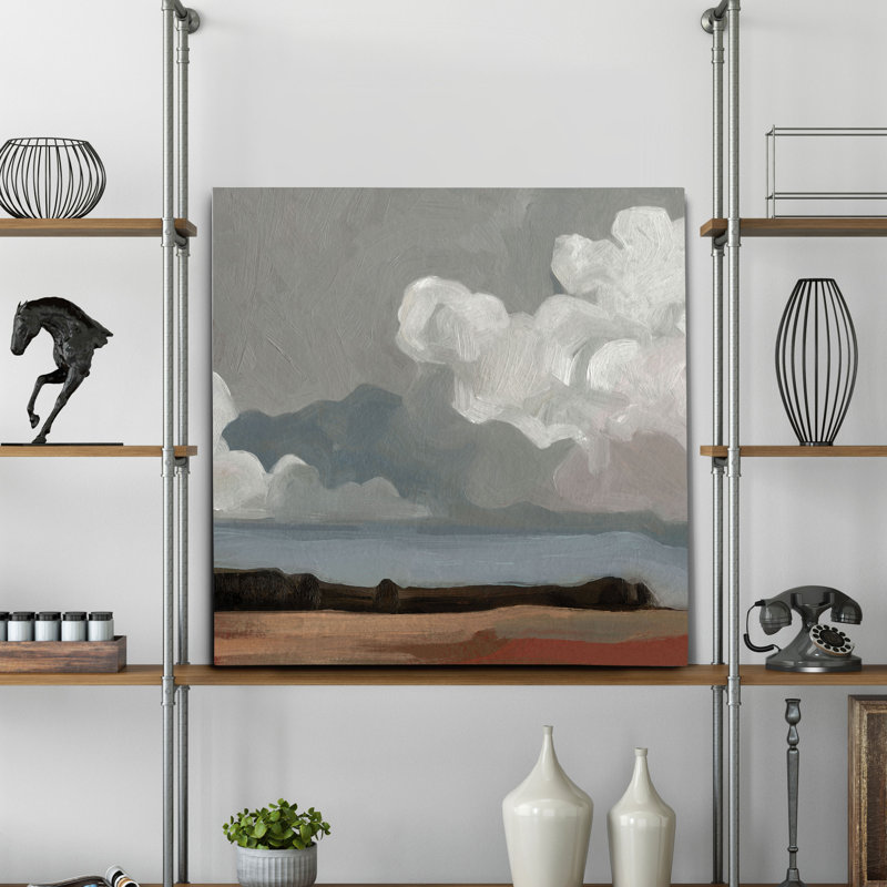 « cloud formation ii », peinture, H 24 po x l 24 po x P 1,5 po, Toile tendue