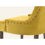Chaises de salle à manger en velours capitonné Anson avec garniture cloutée-389606130