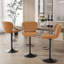 Adjustable Height Counter Stool with Metal Frame-243967685-243967681