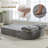 78.7" Convertible Folding Sofa Bed Full Size, Compression Comfy Boneless Loveseat Fold Out Couch With Pillows & Armrest-362040341