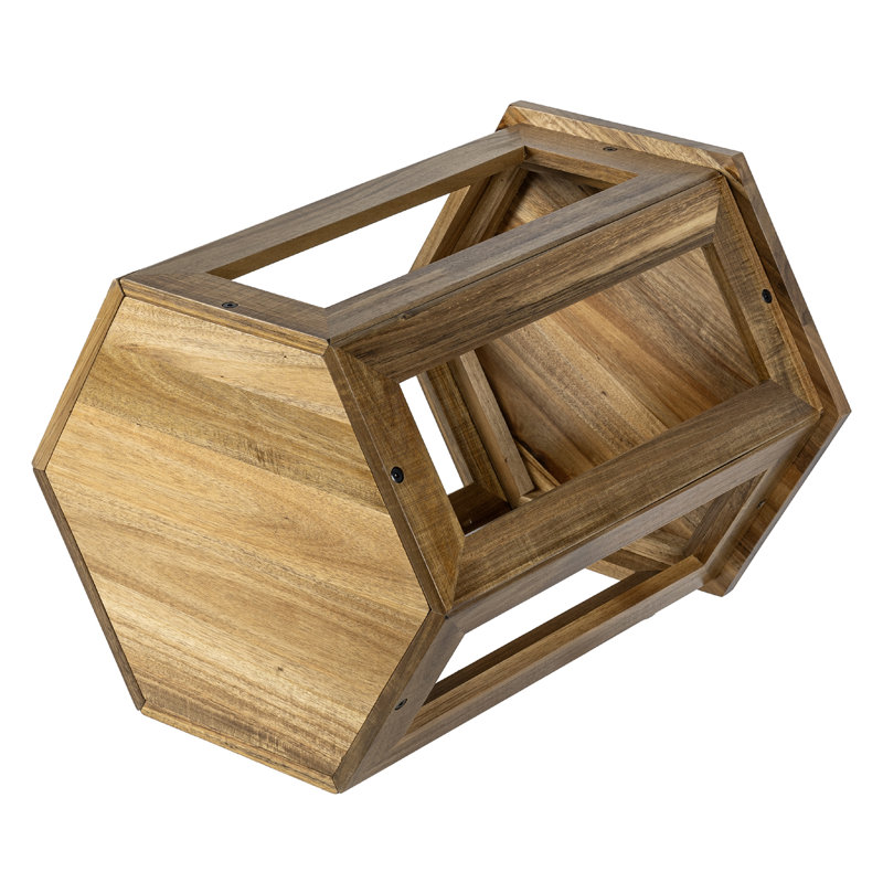 Acacia Wood Side Table
