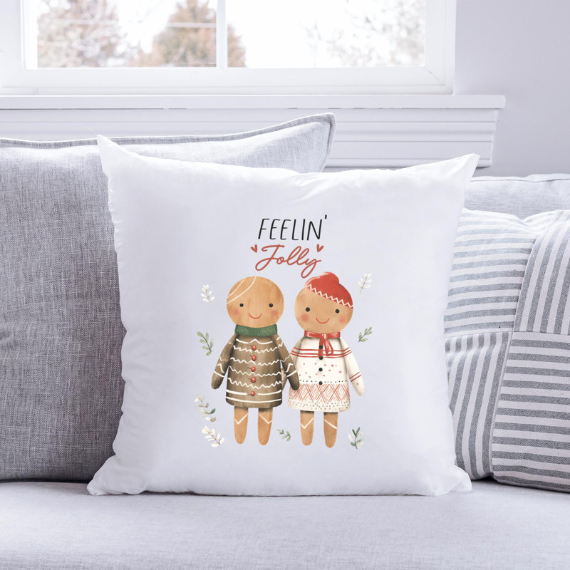 06_CozyChristmas Reversible Throw Pillow, 20" x 20"