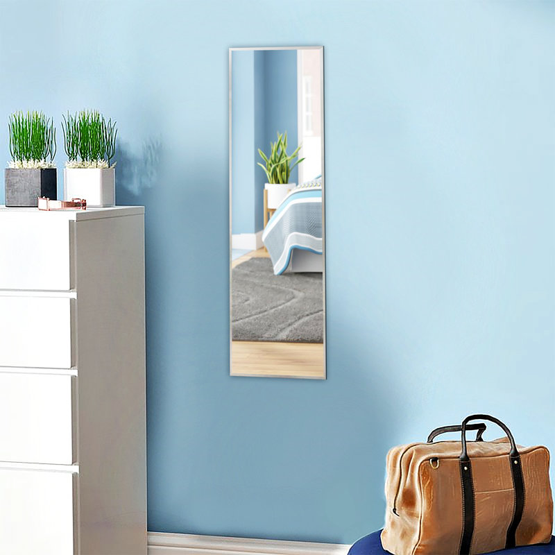 Gollehur Metal Flat Mirror, 24.13" H x 10.13" W