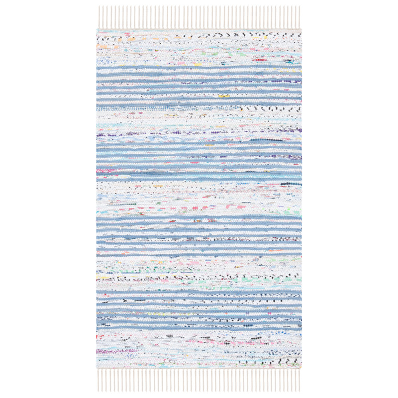 Montauk Hand Woven Performance Striped Rug, Rectangle 3' x 5'