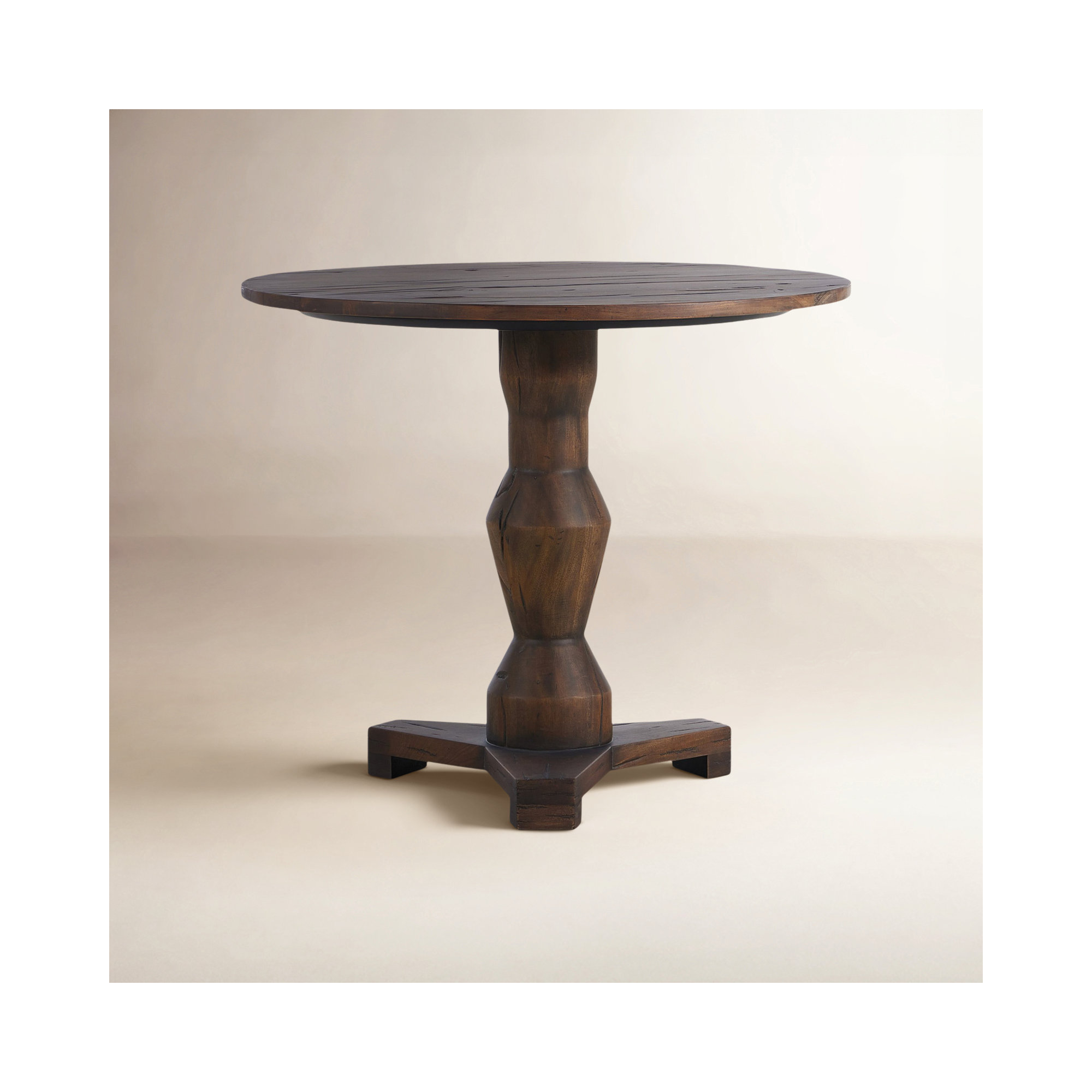 Naiesha Large End Table-Antique Belgium Bleach, Brown