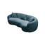 Canapé incurvé moderne, canapé en tissu Boucle pour chambre à coucher, bureau, appartement bleu-1114548283