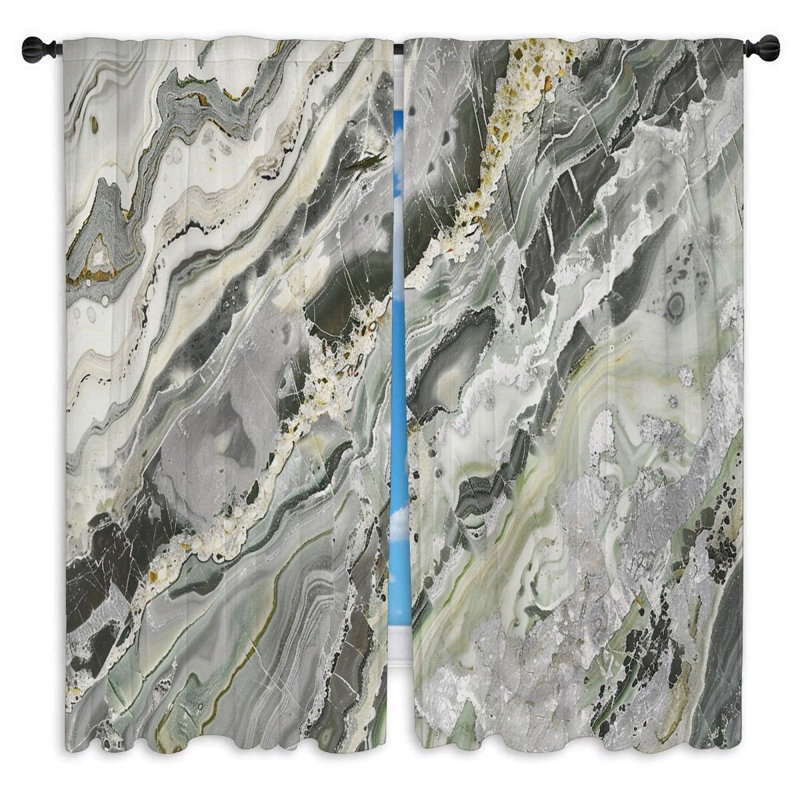 Steivan Room Darkening Curtain, 40" W x 52" L