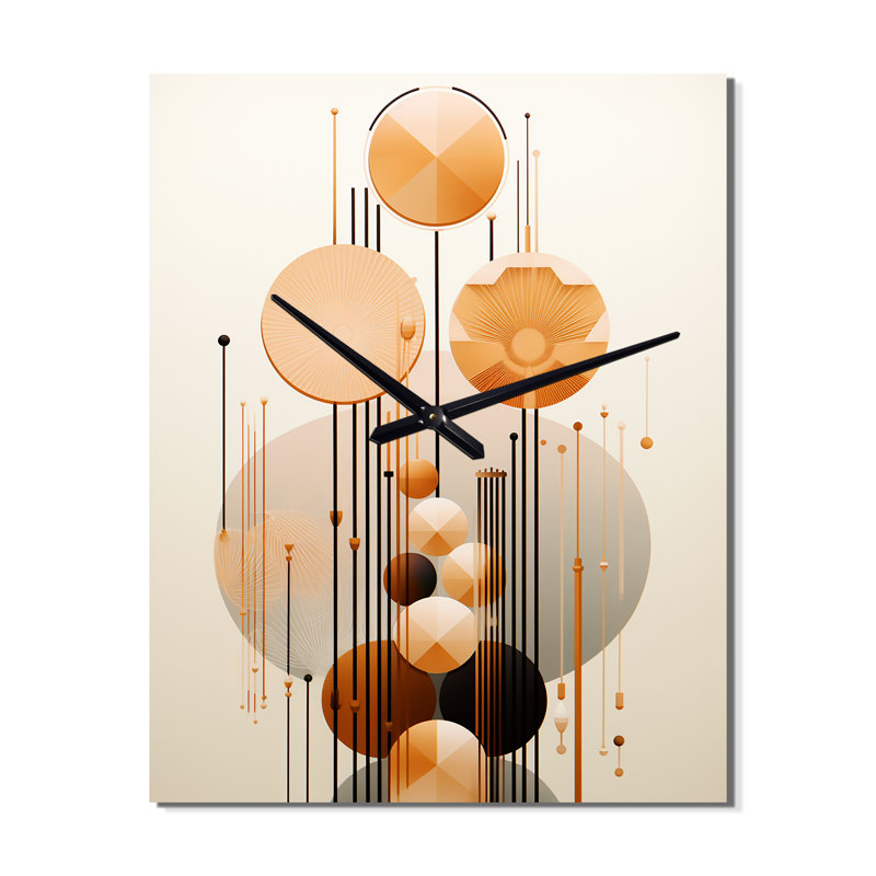 Horloge murale moderne surdimensionnée Glorious Elegance Nouveau, H 32 po x l 24 po x P 1 po