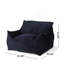 Fauteuil à billes en velours de coton avec accoudoirs Allea-129196422-129196425