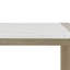 Ensemble de table de salle à manger rectangulaire en tissu 38 x 66