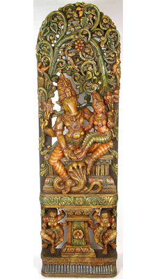 Une tendresse de l'affection (Varaha avec Bhudevi)