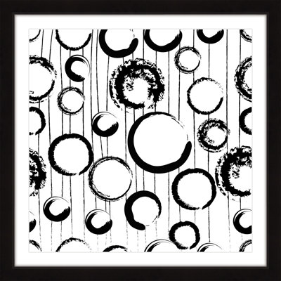 « circle variations », reproduction d’art encadrée