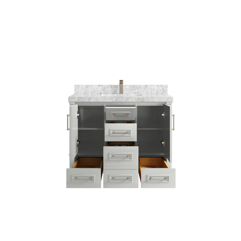 Meuble-lavabo de salle de bain l 42 po x P 22 po x H 36 po Aberdeen