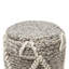 Cate 33cm Wide Round Ikat Standard Ottoman