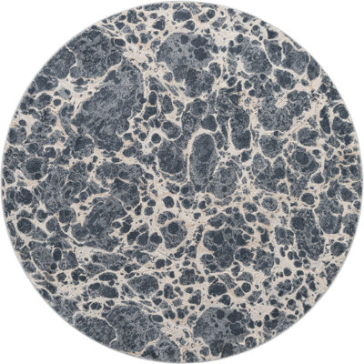 Tapis contemporain Araceli couleur galet / ivoire