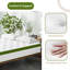 Matelas à ressorts ensachés moyen 12 po avec matelas en mousse viscoélastique hybride dans une boîte-1071030665