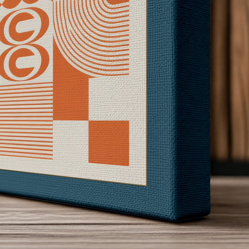 Print, 36x24 - 91.4 x 61.0 cm, Teal Border
