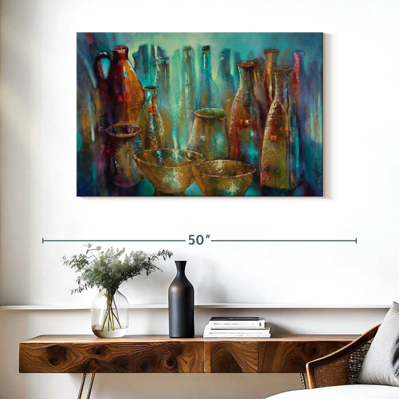 Senne Still Life Golden Bowles, H 26 po x l 39 po