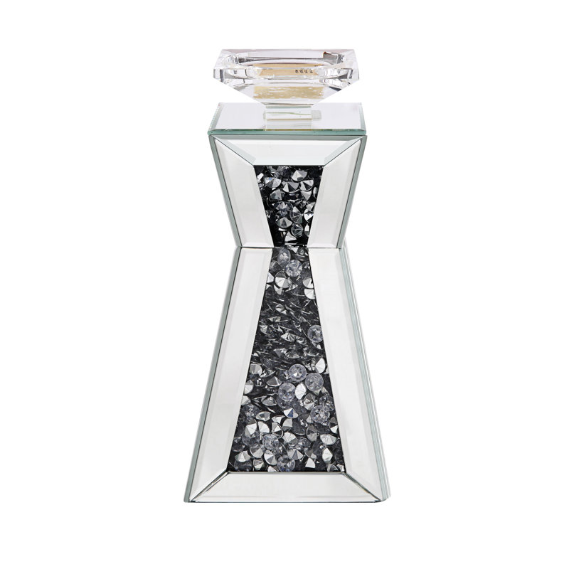 Chandelles en verre Yother, H 11 po x l 5 po x P 5 po