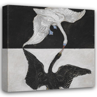 "Group Ix,Suw, the Swan, No. 1" by  Hilma Af Klint - Gallery Wrap Canvas Wall Art