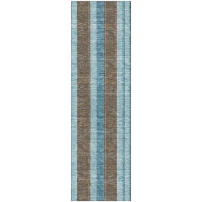 Premium Machine Washable Mayfield AMF1954 Stripes Rug