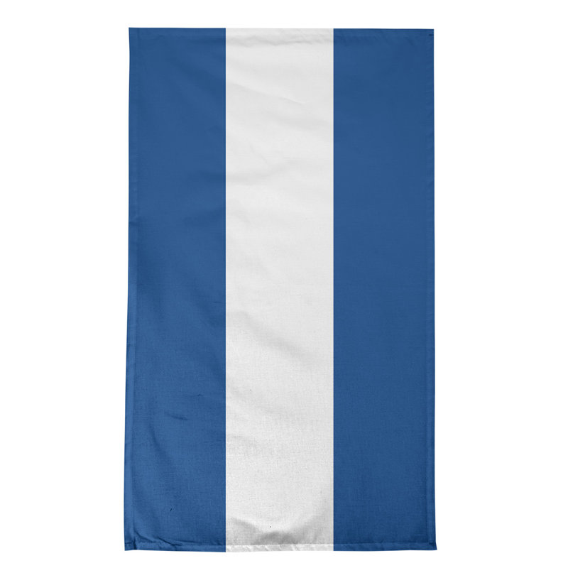 Serviette de thé à rayures pour équipe de football tampa bay, Bleu / blanc baseball Toronto, Sergé de coton
