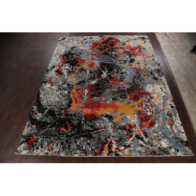 One-of-a-Kind 12' X 15'5" New Age Area Rug in Gray