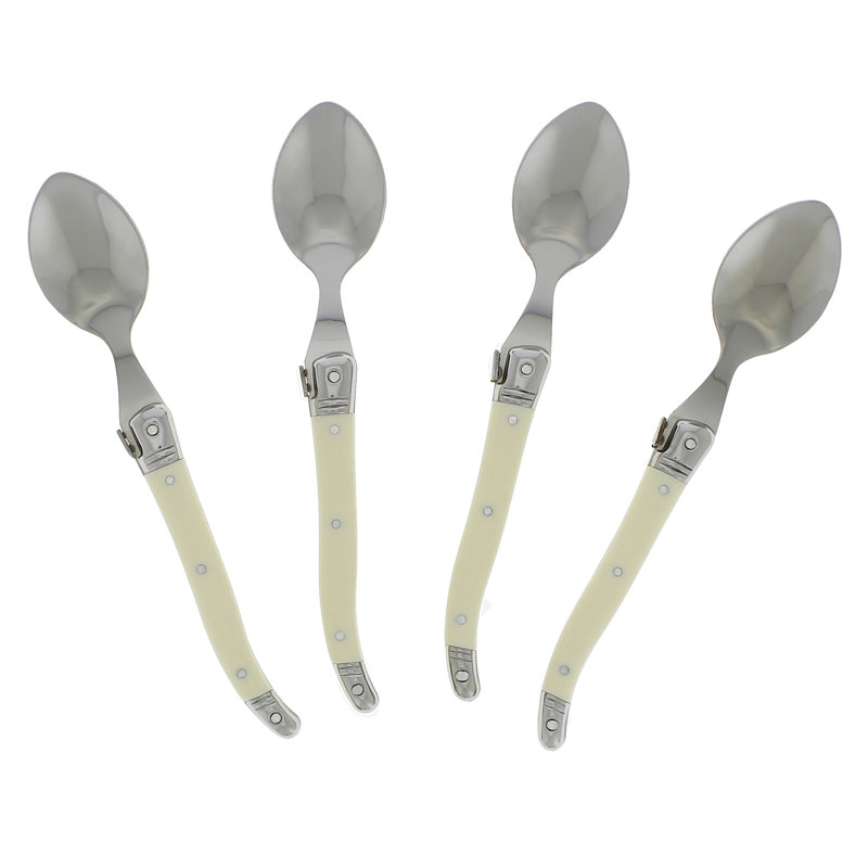 Laguiole Coffee Spoon, White