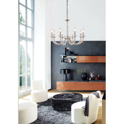 Gelnett 8 - Light Candle Style Chandelier