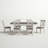 Daker 6 - Person Trestle Dining Set-1137317141