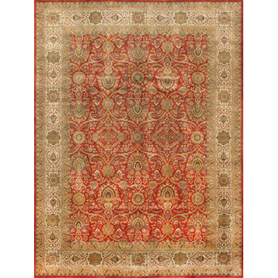 Baku Handmade Wool Floral Area Rug