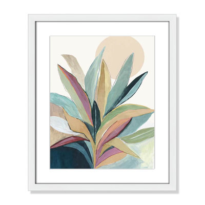 Sherbrooke Sunny Bright Leaves I by Asia Jensen Print