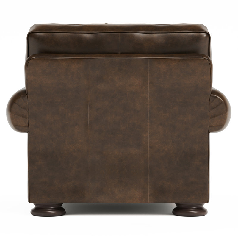 Foster 46" W Top Grain Leather Armchair