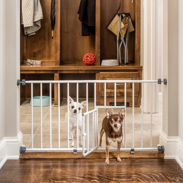 Mini barrière avec porte pour animaux