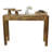 Hand-crafted Solid Wood Console Table With Drawer 