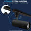 Luxrite 2,5 po Éclairage sur rail à DEL Zoomable, 5CCT, CRI90, 15 W, 1050LM, à intensité variable, inclinaison 358 ° + 90 ° et faisceau de 20 ° à 50 °, éclairage sur rail de type H, ETL, paquet de 12 noir-132700071